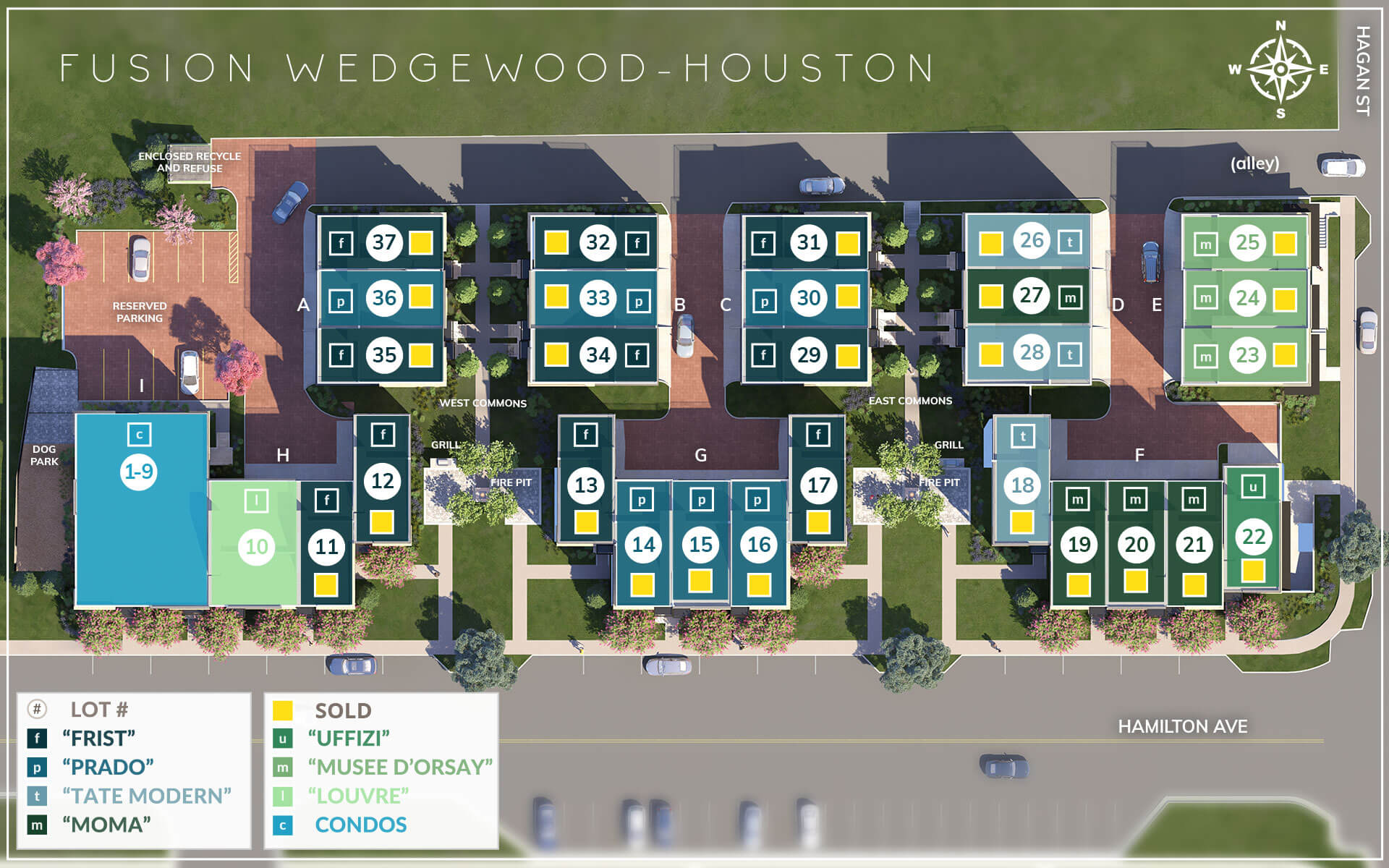 Locate your new home at FUSION on our Community Plan